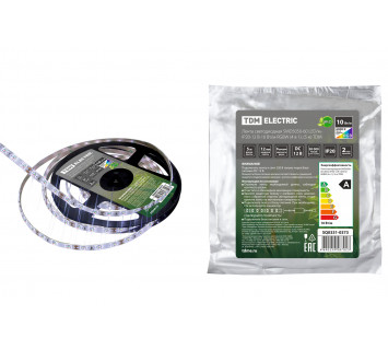 Лента светодиодная SMD5050-60 LED/м-IP20-12 В-10 Вт/м-RGBW (4 в 1), (5 м) TDM