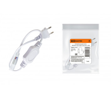 Сетевой шнур для неона SMD2835-220 В одностороннего, TDM