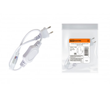 Сетевой шнур для неона SMD2835-220 В круглого, TDM