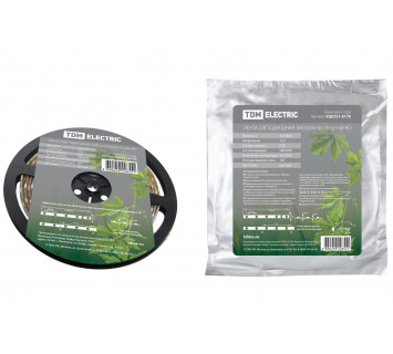 Лента светодиодная SMD5050-60-20-12-144-RD 60LED/м, IP20, 12В, 14,4Вт, красный, (У) TDM