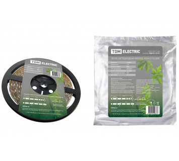 Лента светодиодная SMD5050-30-54-12-72-3200 30LED/м, IP54, 12В, 7.2Вт, 3200К, (У) TDM