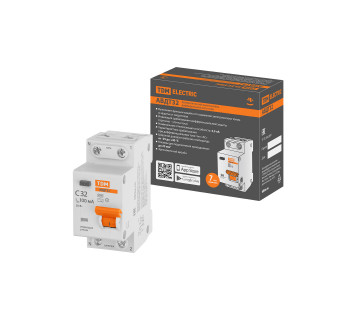 АВДТ 32 2P(1P+N) C32А 100мА 4,5кА тип АС TDM