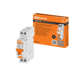 АВДТ 63М 2P(1P+N) C32 100мА 4,5кА тип АС TDM