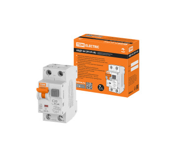 АВДТ 64 2Р(1Р+N) C20 30мА тип А защита 265В TDM
