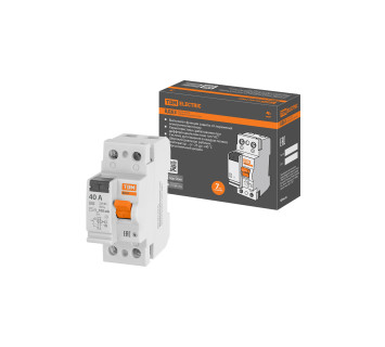 УЗО ВД63 2Р 40А 100мА (электронное) TDM
