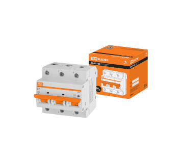 Авт. выкл. ВА47-100 3Р   6А 10кА х-ка С TDM