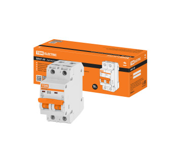 Авт. выкл.ВА47-29 2Р  8А 4,5кА х-ка В TDM