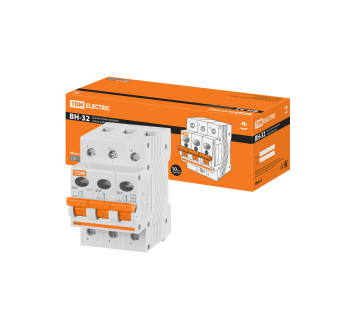 Выключатель нагрузки (мини-рубильник) ВН-32 3P 50A TDM