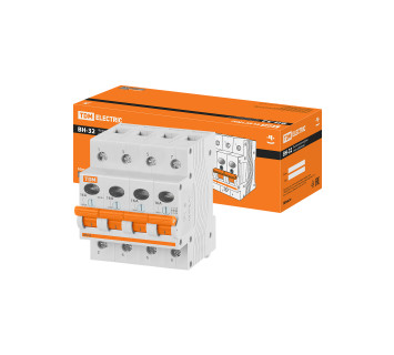 Выключатель нагрузки (мини-рубильник) ВН-32 4P 16A TDM