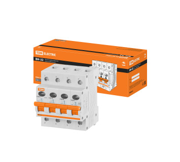 Выключатель нагрузки (мини-рубильник) ВН-32 4P 100A TDM