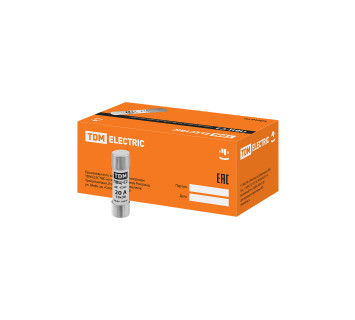 Плавкая вставка ПВЦ-С2 10х38 aR (быстродействующая) 20А TDM