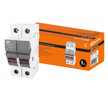 Держатель плавких вставок ДПВ 10х38 2П TDM