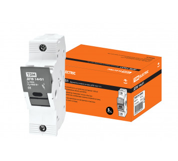 Держатель плавких вставок ДПВ 14х51 1П TDM