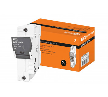 Держатель плавких вставок ДПВ 22х58 1П TDM