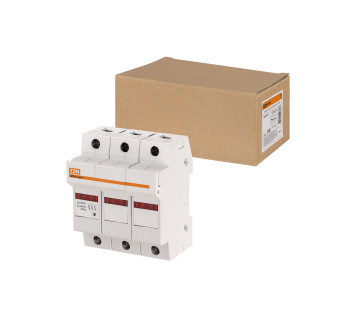 Держатель плавких вставок ДПВ2 14х51 3П TDM