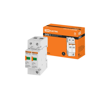 Разрядник ОПС1-B 2Р In=30kA Un=400B Im=60kA TDM