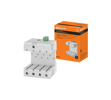 Основание ОПС1 4Р с контактом сигнализации 1НО TDM