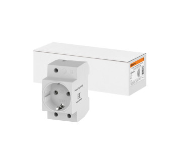 Розетка с заземляющим контактом РАр10-3-ОП Shuko TDM