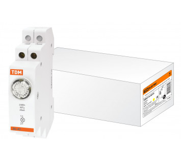 Лампа сигнальная ЛС-47 желтая (LED) AC/DC TDM