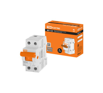 Модульный переключатель трехпозиционный МП-125 1P 125А TDM