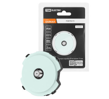 Розетка TV/SAT оконечная фисташковая, 