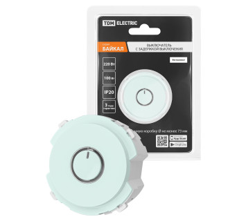 Выключатель с задержкой выключения 16А 250В фисташковый, 