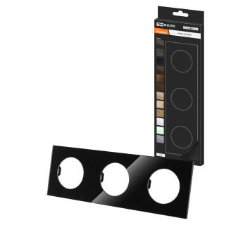 Рамка тройная агат, стекло, 