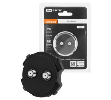 Розетка TV/SAT проходная агат, 