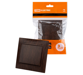 Выключатель 1 кл. 10А венге 