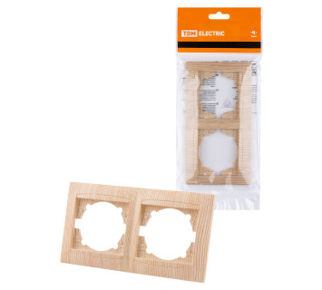 Рамка 2-х постовая горизонтальная сосна 