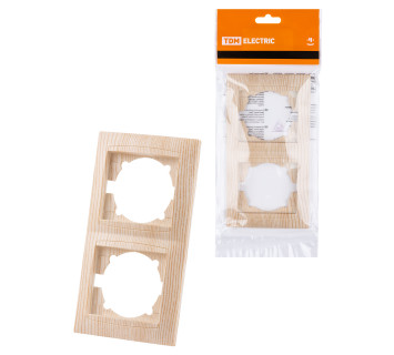 Рамка 2-х постовая вертикальная сосна 