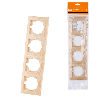 Рамка 4-х постовая вертикальная сосна 