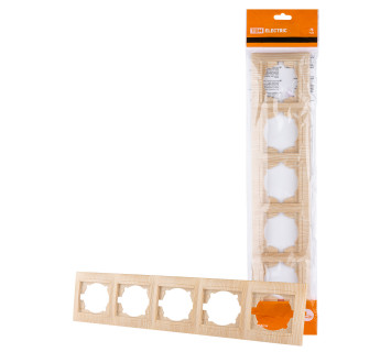 Рамка 5-ти постовая горизонтальная сосна 