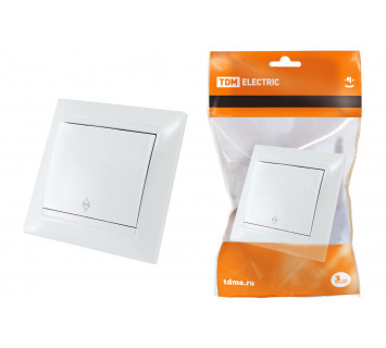 Выключатель на 2 направления 1 кл. 10А белый 