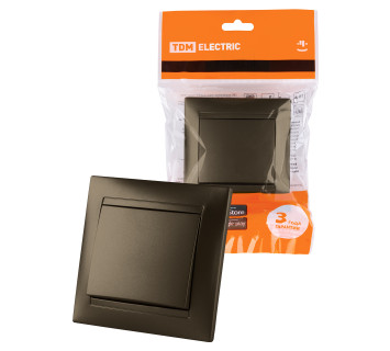 Выключатель 1 кл. 10А бронза 