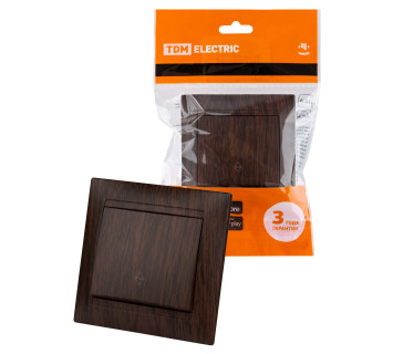 Выключатель на 2 направления 1 кл. 10А венге 