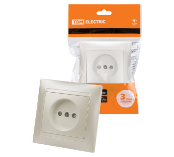 Розетка 2П 10А 250В с защ. шт. перламутр 