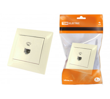 Розетка телефонная RJ11 сл. кость 