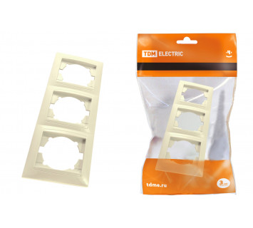 Рамка 3-х постовая вертикальная сл. кость 