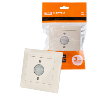 Выключатель с датчиком движения 1А сл. кость 