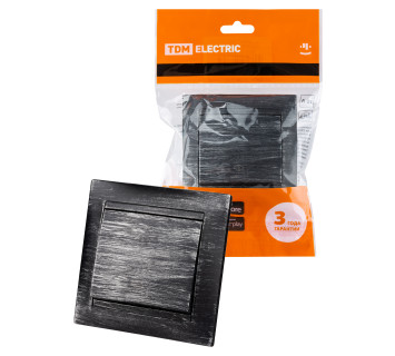 Перекрестный выключатель 1-кл. 10А старинное серебро 