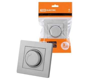 Светорегулятор 300 Вт серебр. металлик 