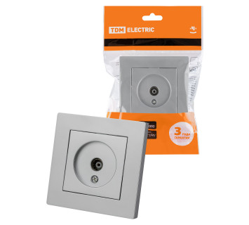 Розетка телевизионная простая (0-2400МГц, 