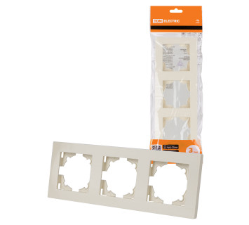 Рамка 3-х постовая сл. кость 