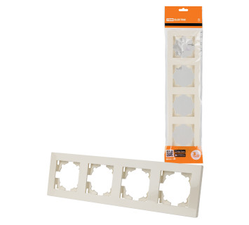 Рамка 4-х постовая сл. кость 