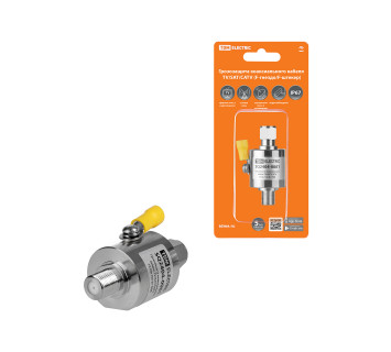 Грозозащита коакс каб TV/SAT/CATV, F-гнездо/F-штекер 75 Ом DC-2,5 ГГц, газ,100Вт, с зазем, IP67, TDM