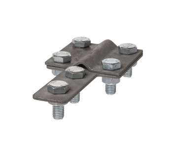 Зажим контрольный полоса-прут , полоса 40х4 - прут ?6-10 мм, термодиффузия TDM