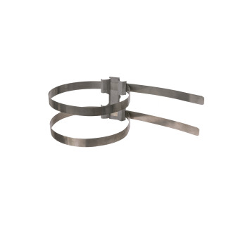 Держатель хомут сдвоенный ?80-500 мм для изоляционной штанги, М16, термодиффузия TDM