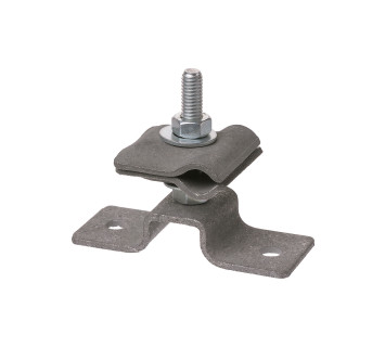 Держатель для гор. и верт. поверхностей, высота 25 мм, для прута ?6-10 мм, стал. зажим, термодиф.TDM