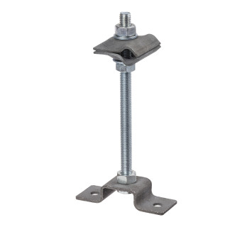 Держатель для гор. и верт. поверхностей, выс. со шпилькой 100 мм, для прута ?6-10 мм, термодиф. TDM